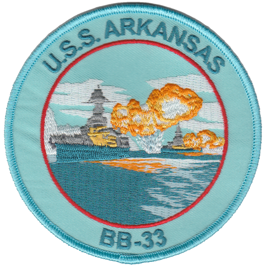 USS Arkansas BB-33 Patch