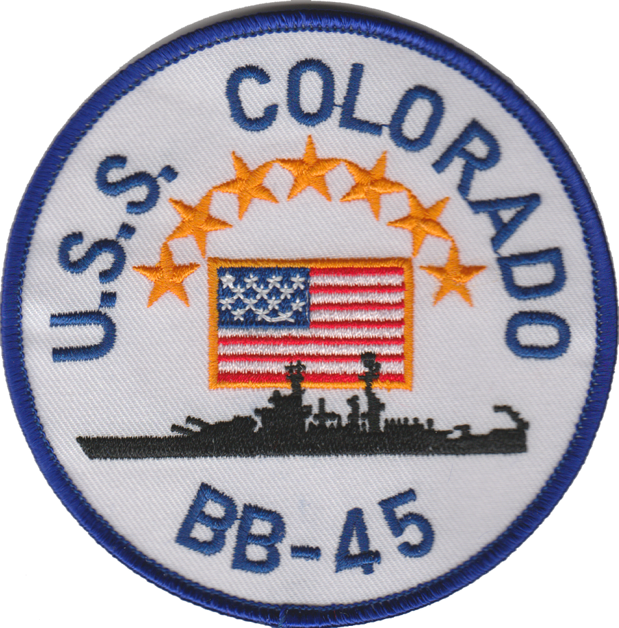 USS Colorado  BB-45 Patch