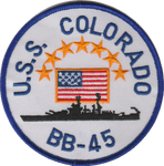 USS Colorado  BB-45 Patch