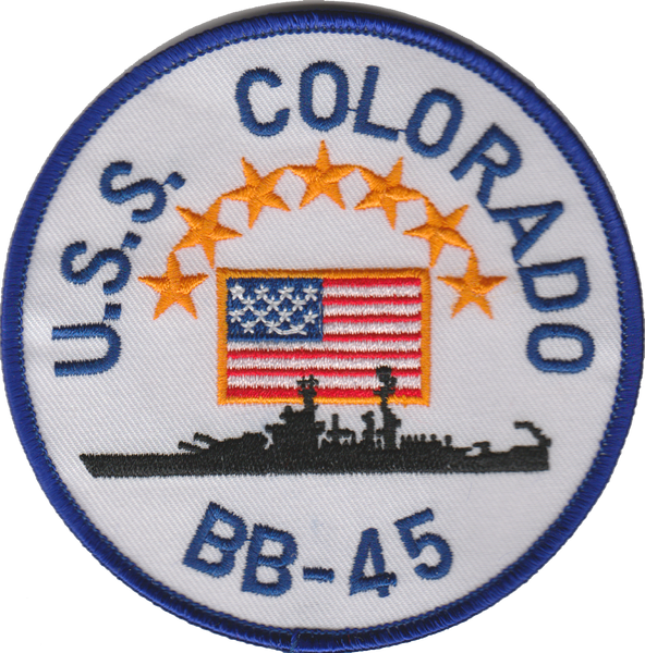 USS Colorado  BB-45 Patch