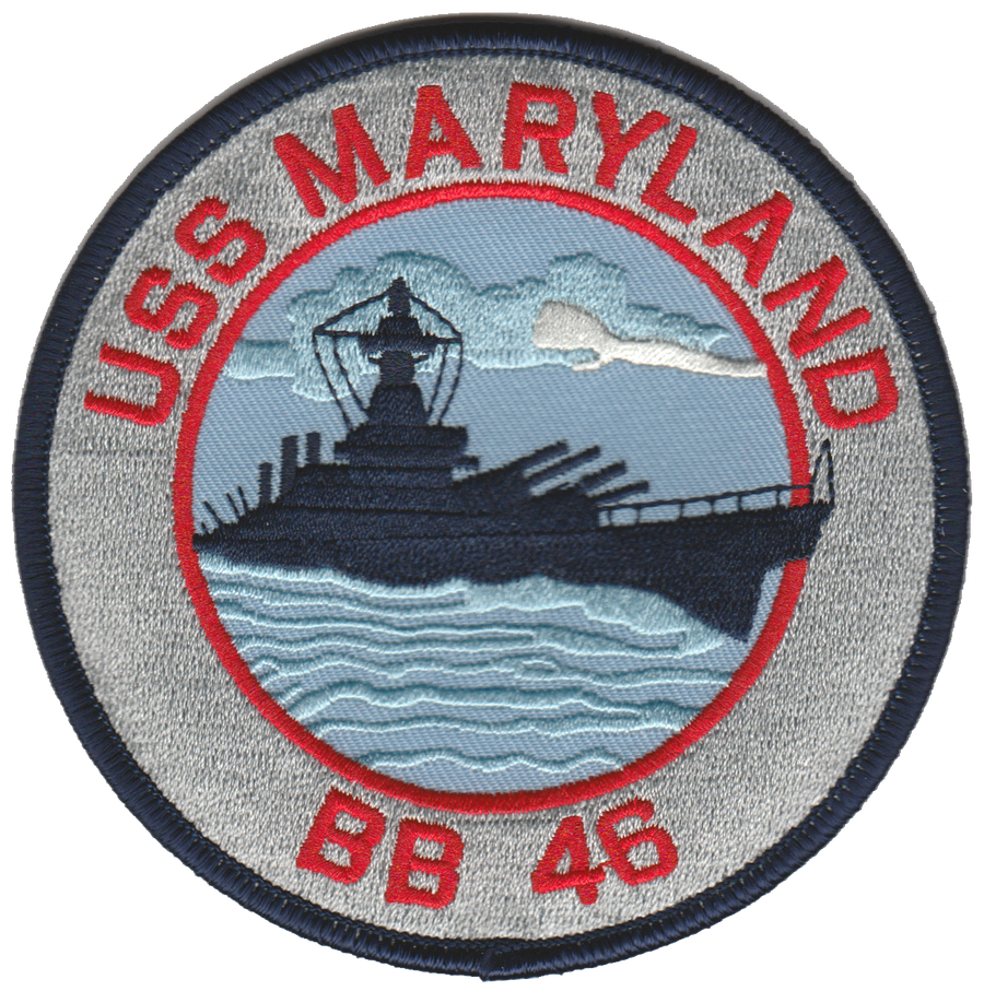 USS Maryland BB-46 Patch