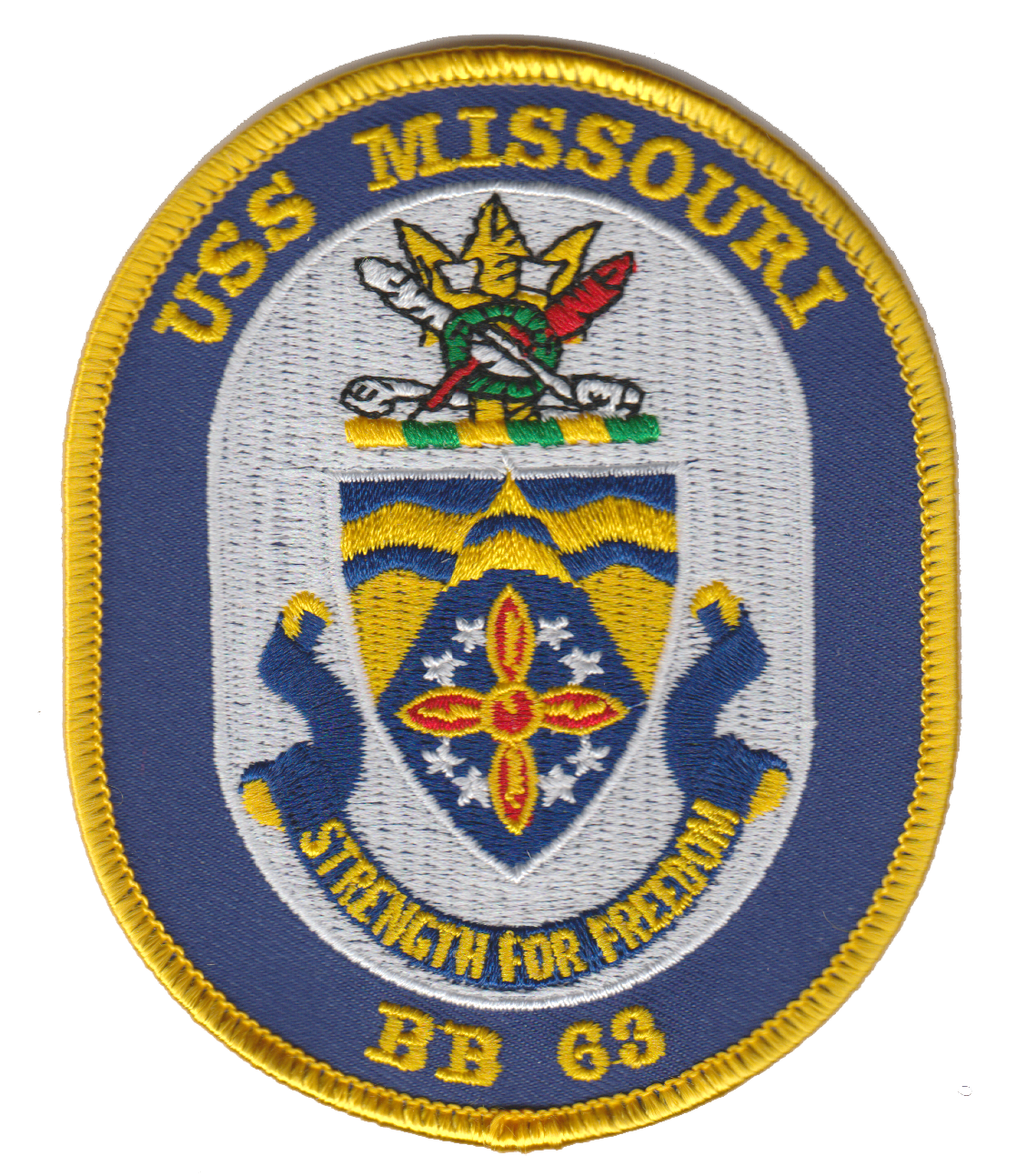 USS Missouri- BB-63 Patch
