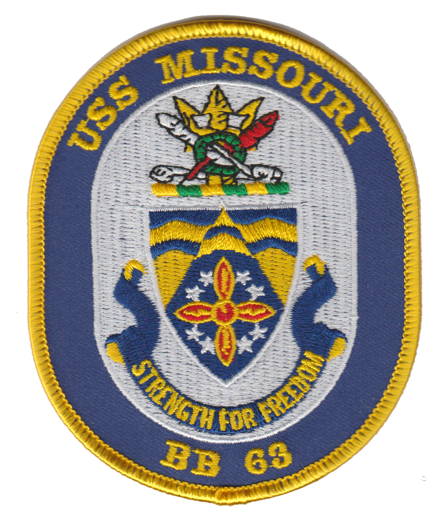 USS Missouri- BB-63 Patch