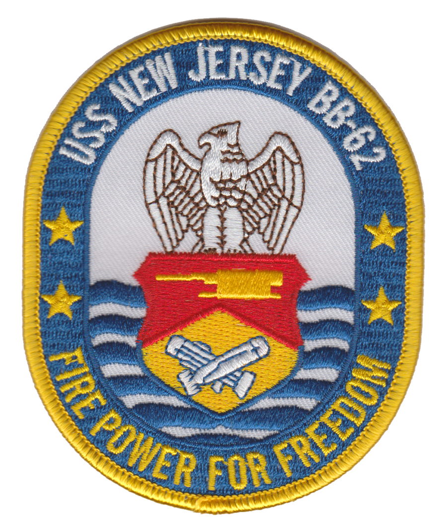 USS New Jersey- BB-62 patch
