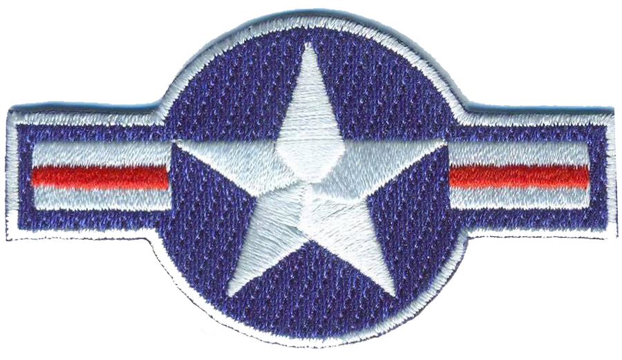 US Aircraft Stars & Bars Embroidered patch