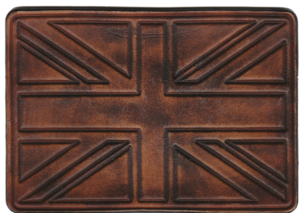 Leather Union Jack Patch