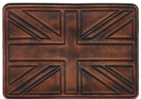 Leather Union Jack Patch
