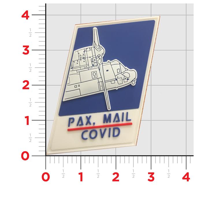 V-22 Postal PVC Patch