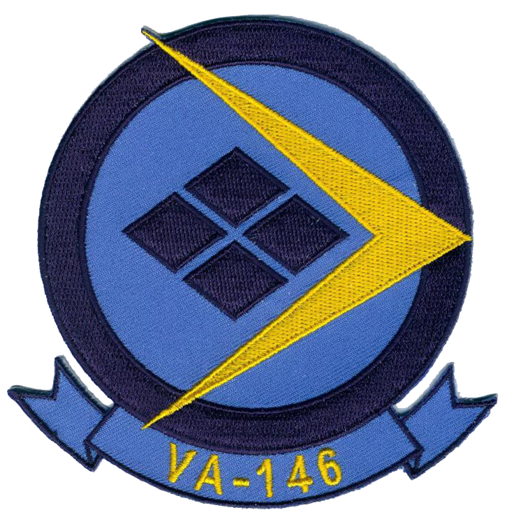 Officially Licensed US Navy VA-146 Blue Diamonds Squadron Patch