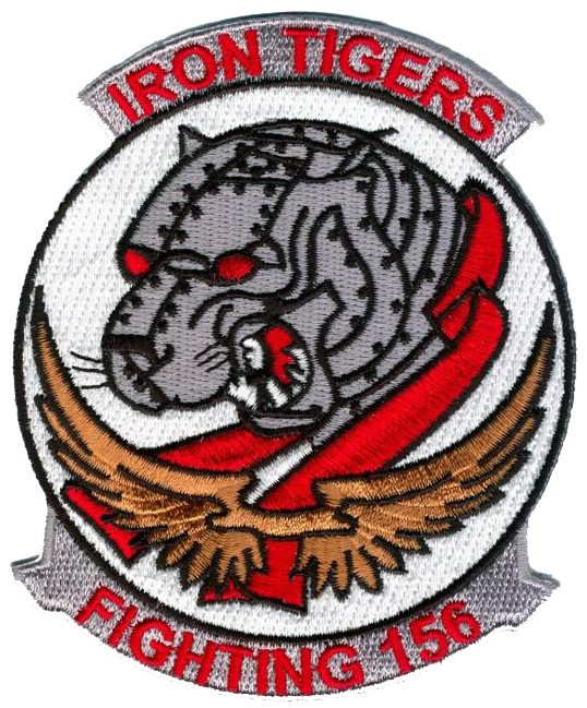 Officially Licensed Navy VA-156 Iron Tigers Patch