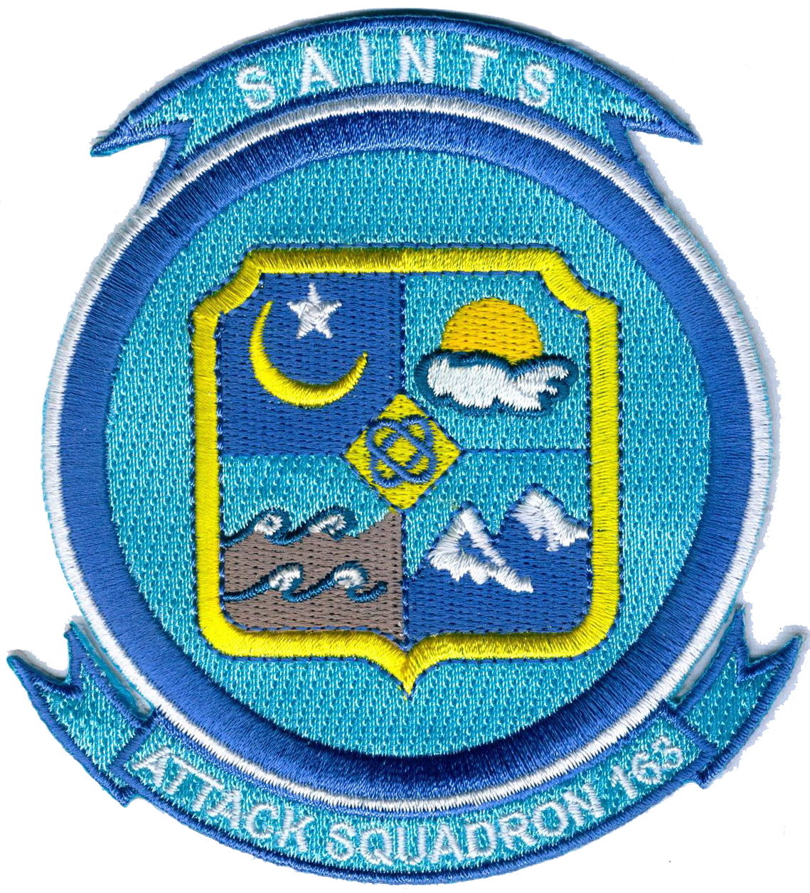 Officially Licensed US Navy VA-163 Saints Patch