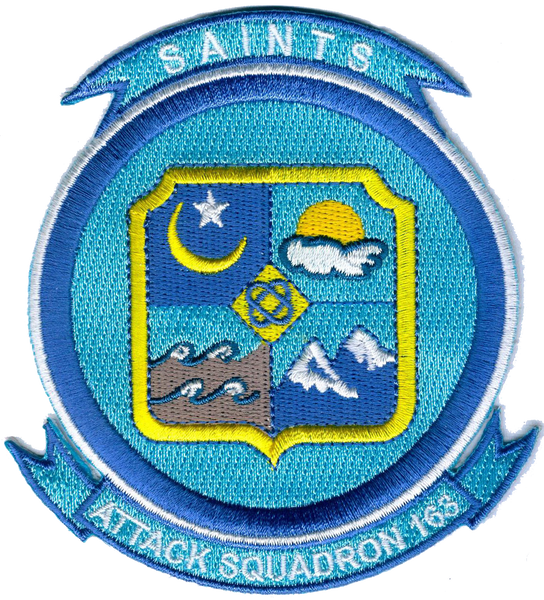 Officially Licensed US Navy VA-163 Saints Patch