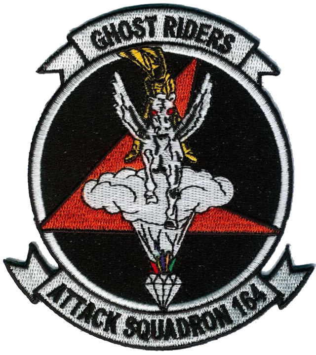 Officially Licensed US Navy VA-164 Ghost Riders Patch