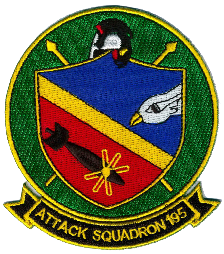 Officially Licensed US Navy VA-195 Dambusters Patch