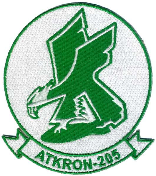 Officially Licensed US Navy VA-205 Green Flacons Patch