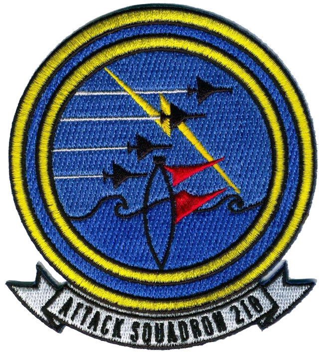 Officially Licensed Navy VA-210 Blackhawks Patch