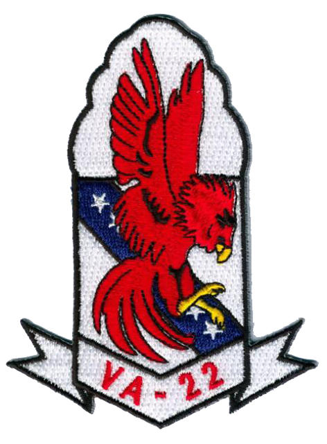 Officially Licensed US Navy VA-22 Fighting Red Cocks Patch