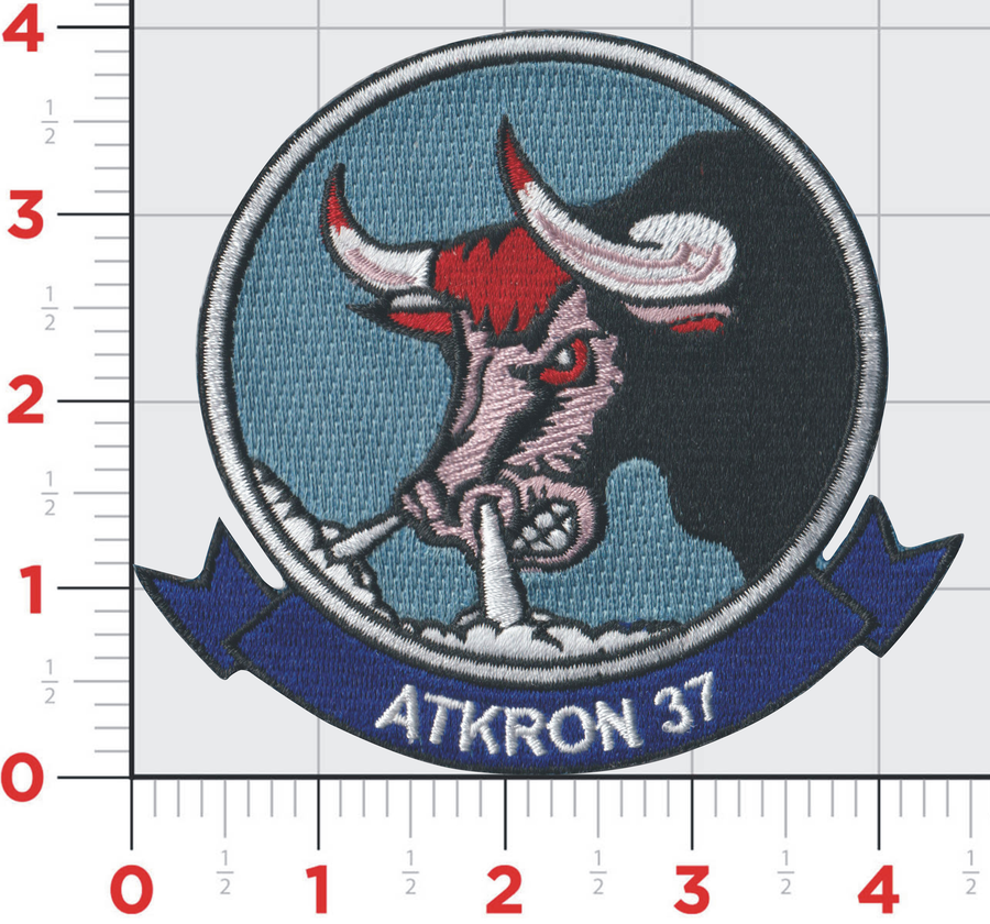 Officially Licensed US Navy VA-37 Bulls Patch