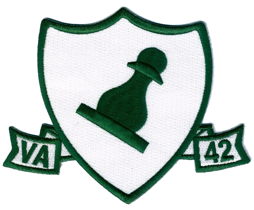 Officially Licensed US Navy  VA-42 Green Pawns