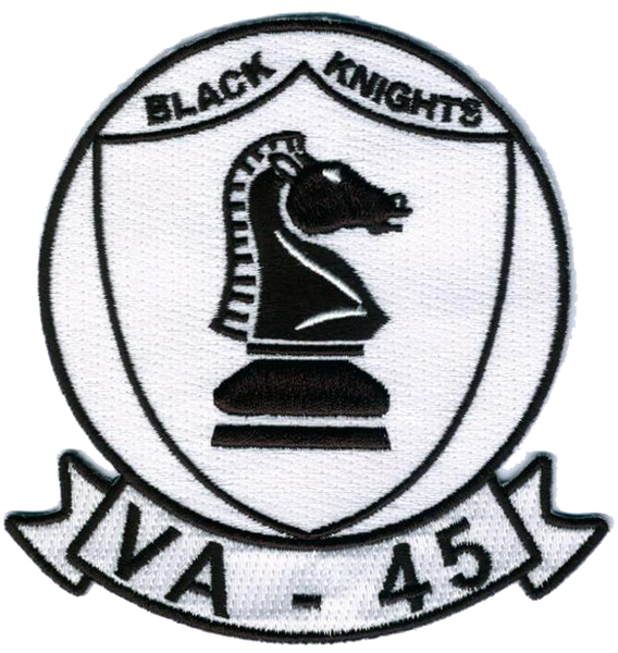 US Navy VA-45 Black Knight Patch