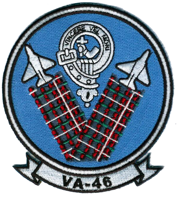 Officially Licensed US Navy VA-46 Clansmen Patch