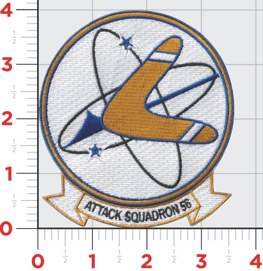 Officially Licensed US Navy  VA-56 Boomerangs/Champions Patch