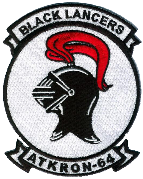 Officially Licensed US Navy VA-64 Black Lancers Patch