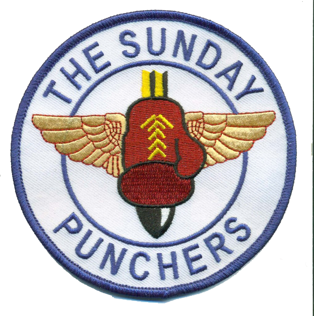 Officially Licensed US Navy VA-75 Sunday Punchers Patch
