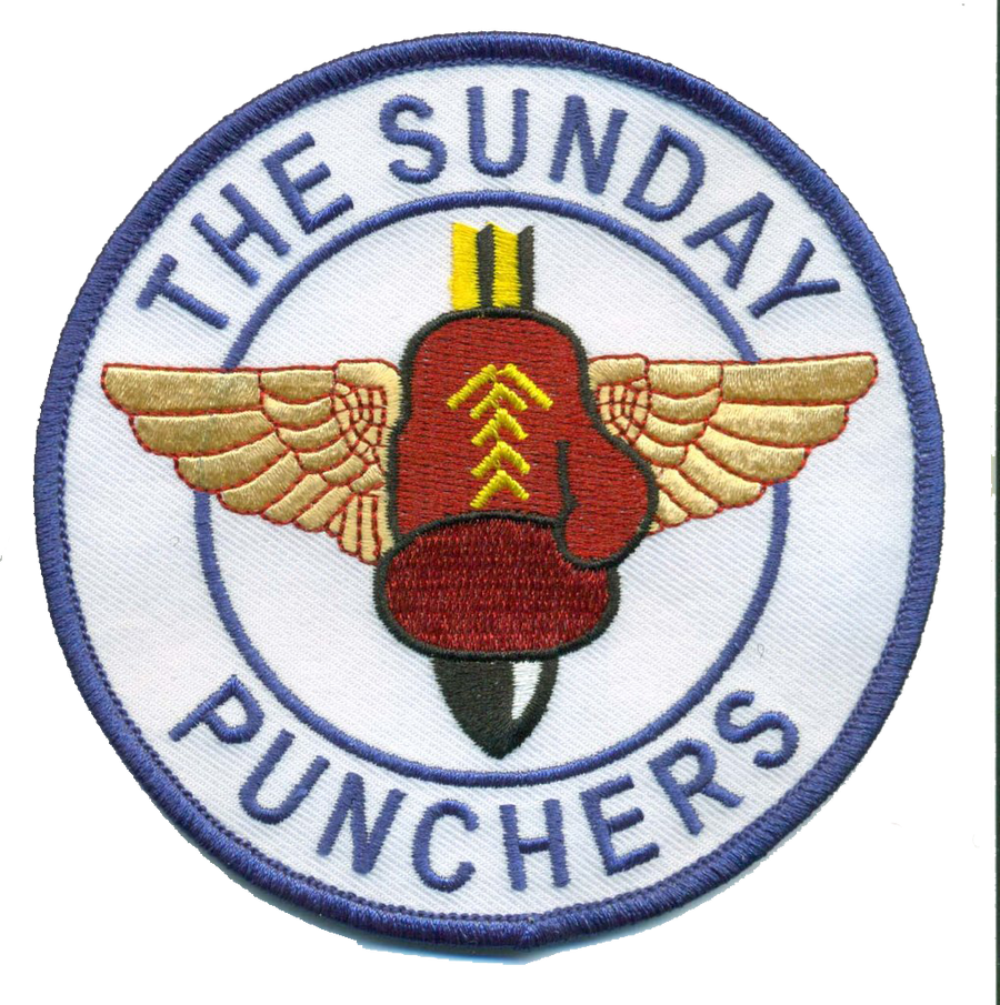 Officially Licensed US Navy VA-75 Sunday Punchers Patch