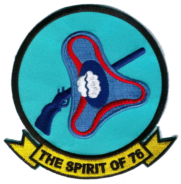Officially Licensed US Navy  VA-76 Spirit of 76 Patch