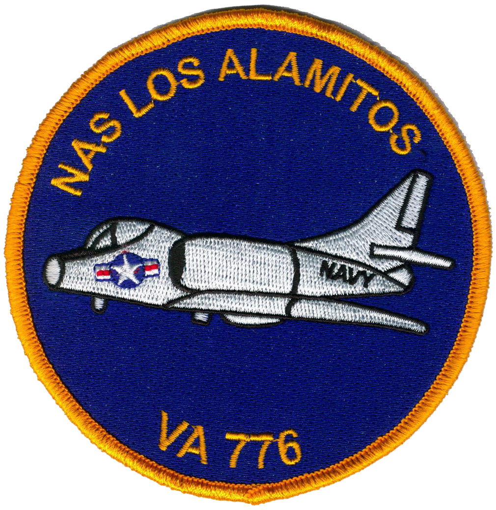Officially Licensed US Navy VA-776 NAS Los Alamitos Patch
