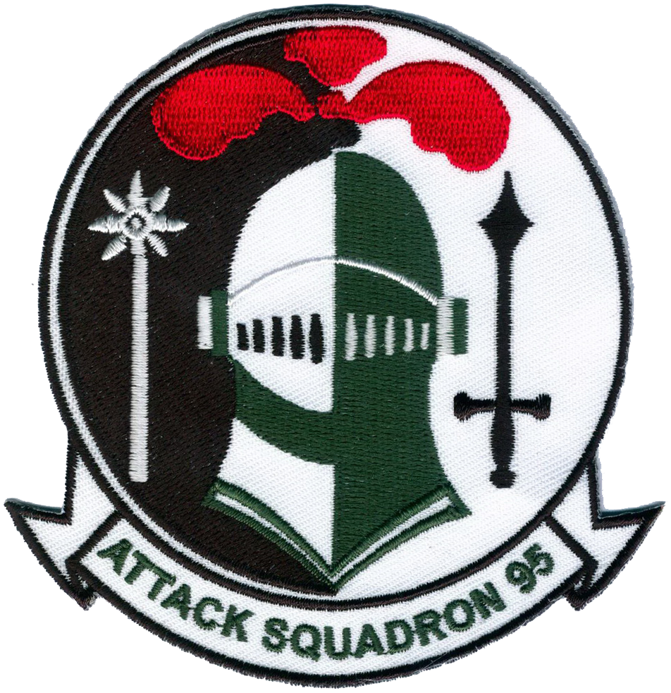Officially Licensed US Navy VA-95 Sky Knights Patch