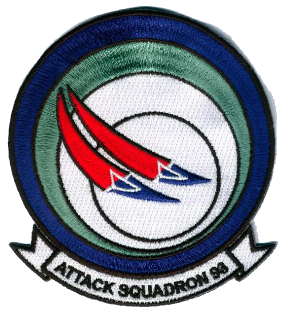 Officially Licensed US Navy  VA-93 Blue Blazers Patch