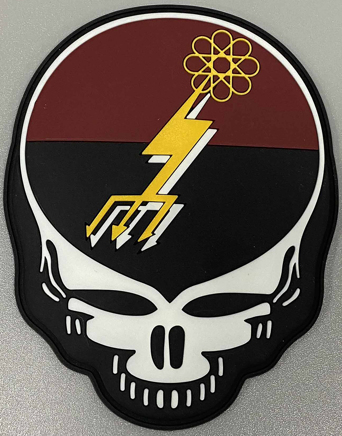 Official VAQ-133 Dead Head PVC Glow Squadron Patch