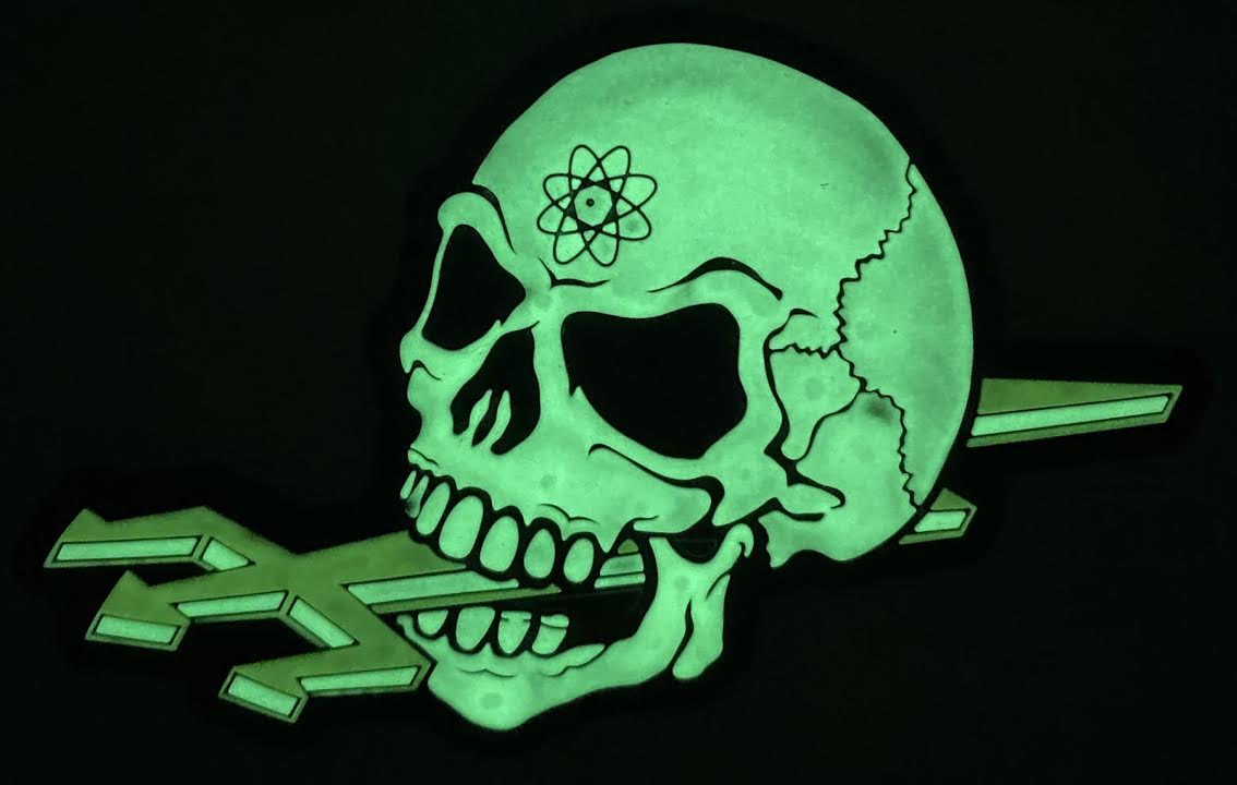 VAQ-133 Wizards skull PVC Patch