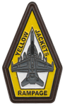 Official VAQ-138 Yellow Jackets EA-18G Leather patches
