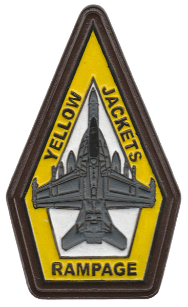 Official VAQ-138 Yellow Jackets EA-18G Leather patches