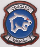 Officially Licensed VAQ-139 Cougars Leather Patch