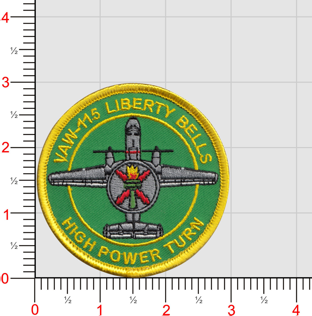 Official US Navy VAW-115 Liberty Bells Shoulder Patch