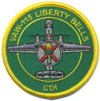 Official US Navy VAW-115 Liberty Bells Shoulder Patch