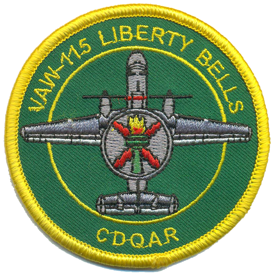 Official US Navy VAW-115 Liberty Bells Shoulder Patch