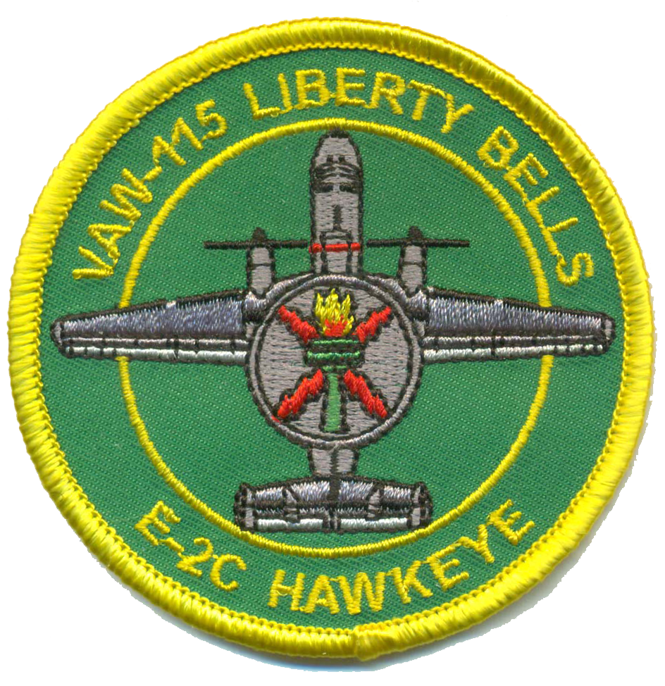 Official US Navy VAW-115 Liberty Bells Shoulder Patch