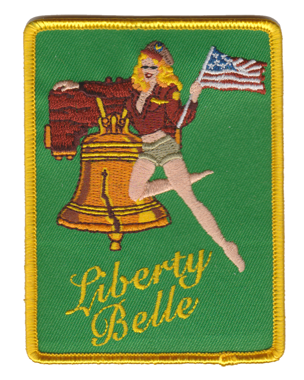 Official US Navy VAW-115 Liberty Bells Nose Art Girl Patch