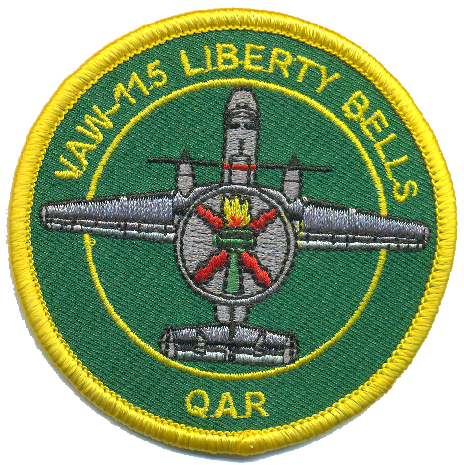 Official US Navy VAW-115 Liberty Bells Shoulder Patch
