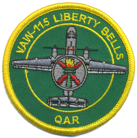 Official US Navy VAW-115 Liberty Bells Shoulder Patch