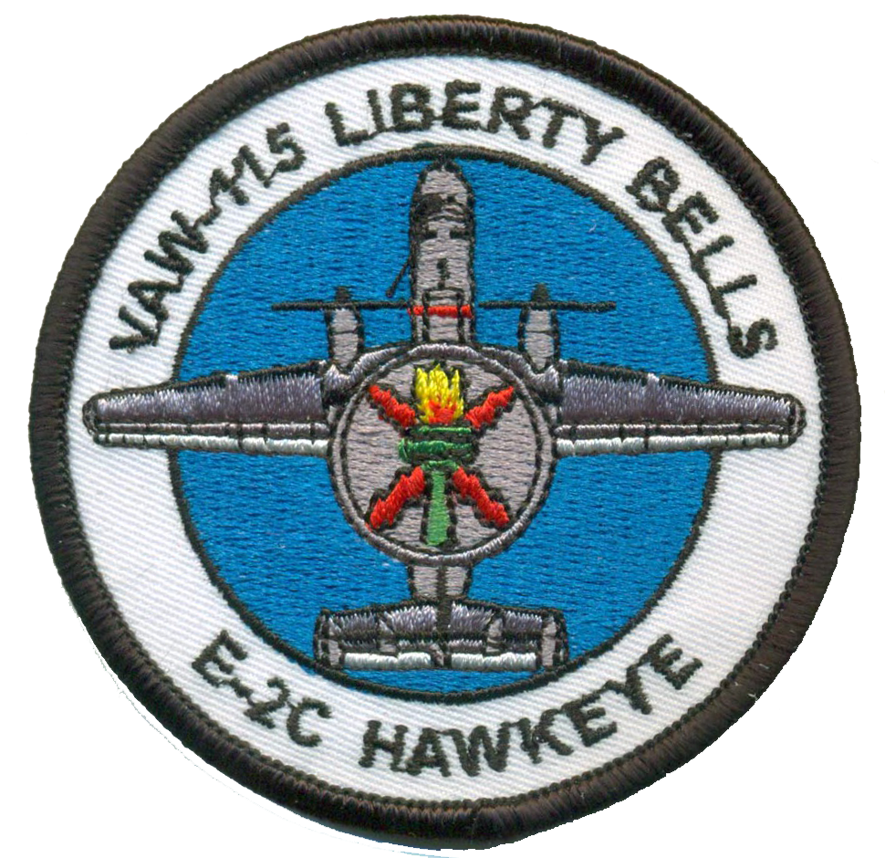 Official US Navy VAW-115 Liberty Bells E-2 Hawkeye Patch