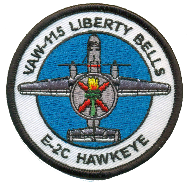 Official US Navy VAW-115 Liberty Bells E-2 Hawkeye Patch