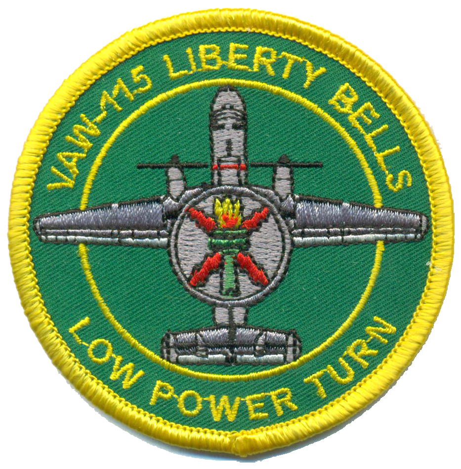 Official US Navy VAW-115 Liberty Bells Shoulder Patch