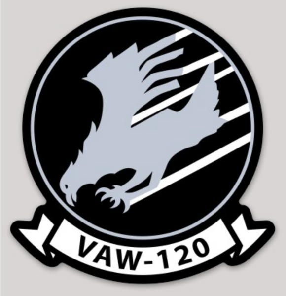 Officially Licensed US Navy VAW-120 Greyhawks Sticker