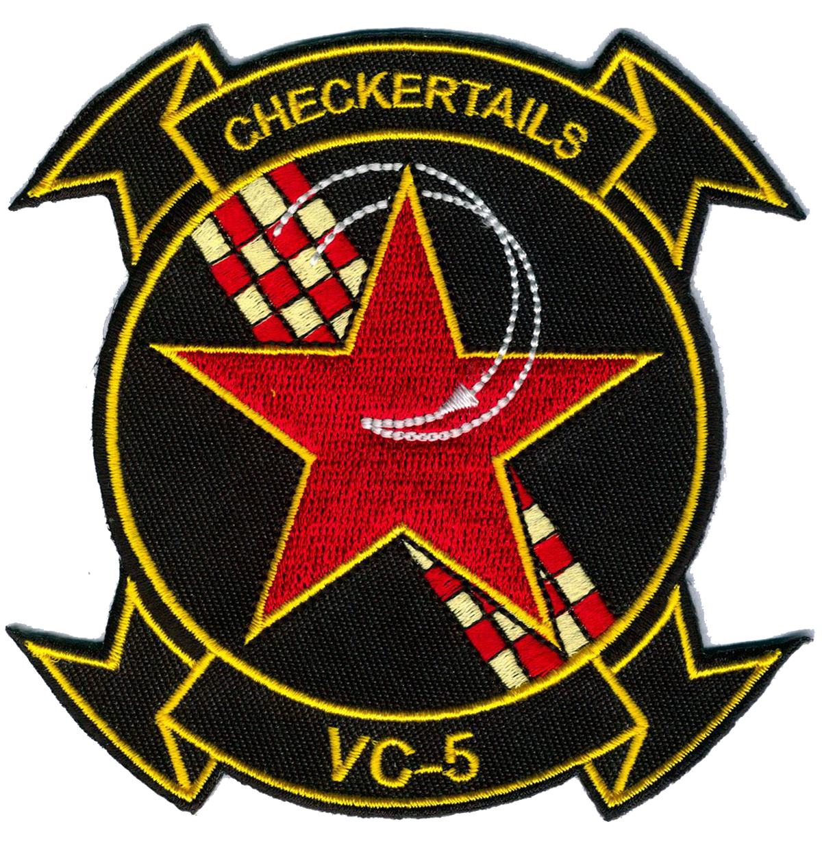 Officially Licensed US Navy VC-5 Checkertails Patch